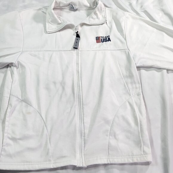 Team USA United States Olympic Comittee Zip Jacket-Medium   Lot N - Picture 4 of 6